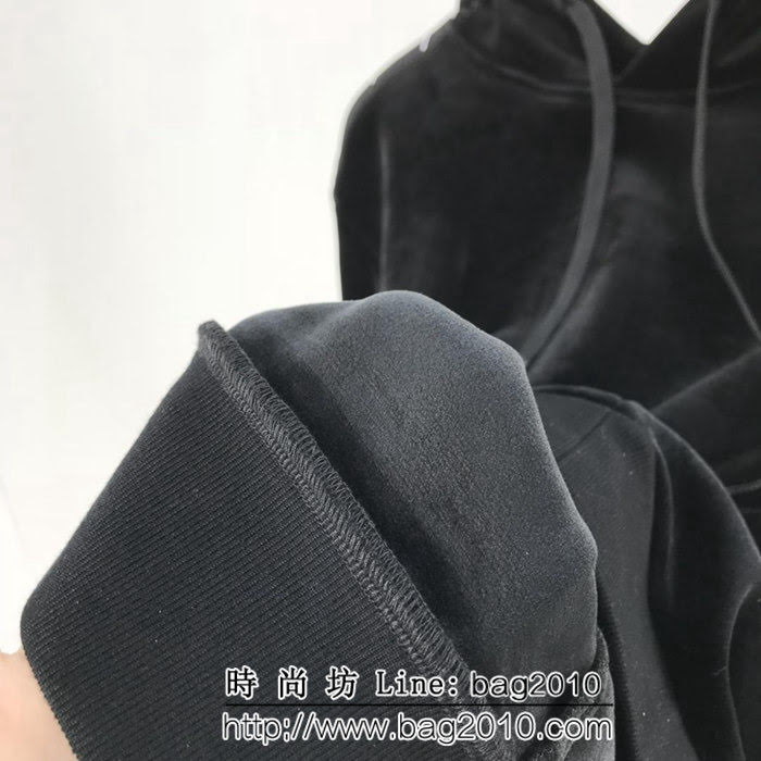 Y-3山本耀司 18年秋冬季新款 舒適保暖 男款絲絨加絨套裝 休閒運動必備單品 ydi2077